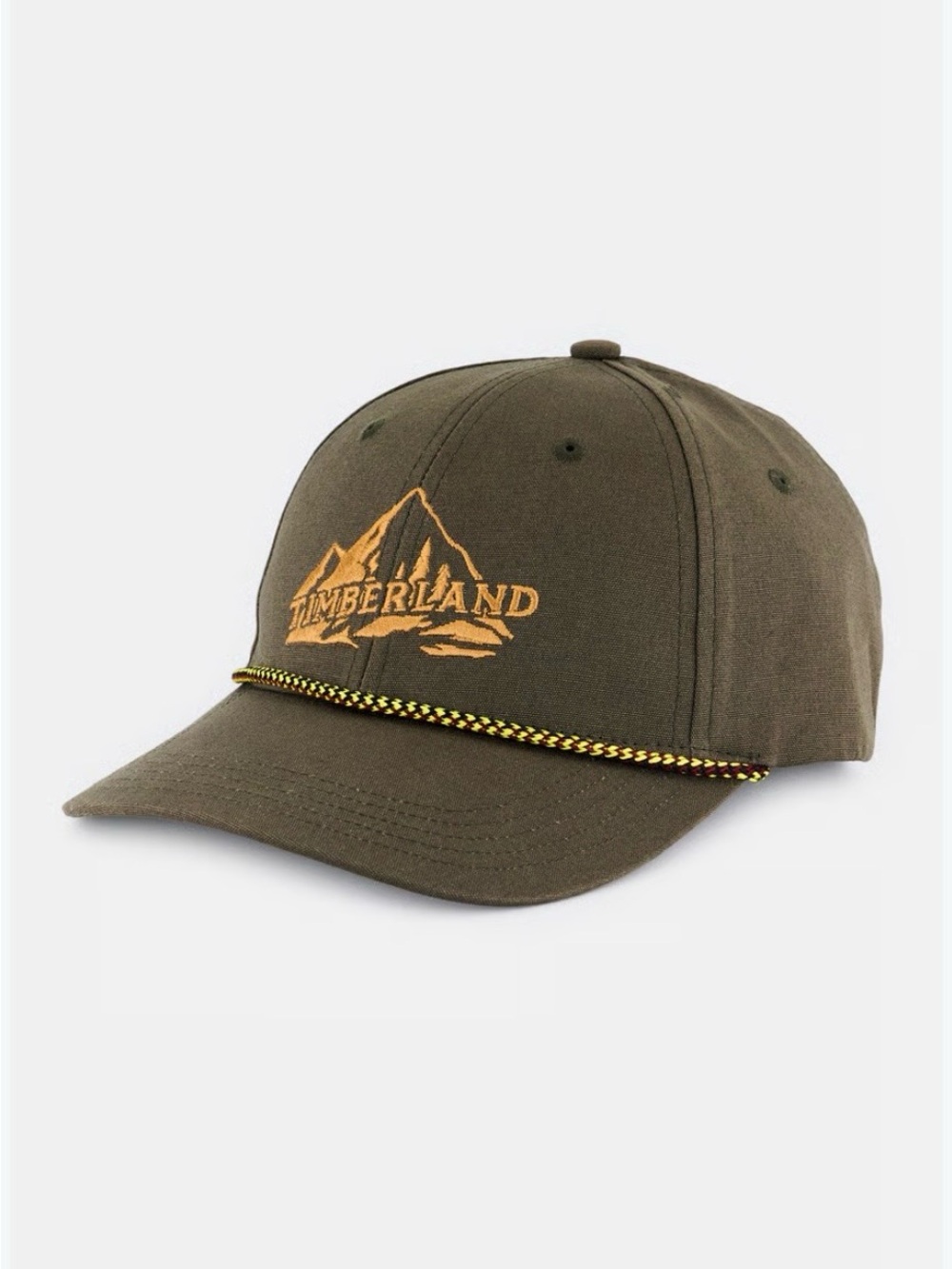 Men Embroidered Logo Adjustable Cap, Olive